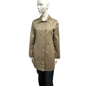 Coach Mackintosh Cotton Khaki Trench Coat